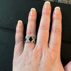 Fun silver ring to dress up any outfit